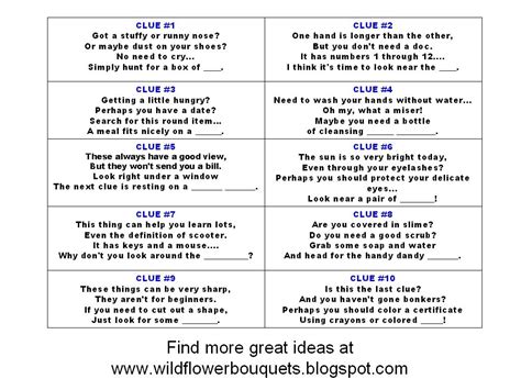 Riddles not only improve vocabulary and fuel reading comprehension. Pin by Casey Phillips on Summer 2014 Activities:) | Scavenger hunt clues, Scavenger hunt ...