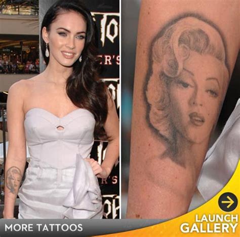 Megan Fox Explains Why She S Removing Her Marilyn Monroe Tattoo