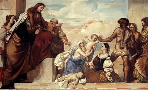 The Judgement Of Solomon Painting By William Dyce Pixels