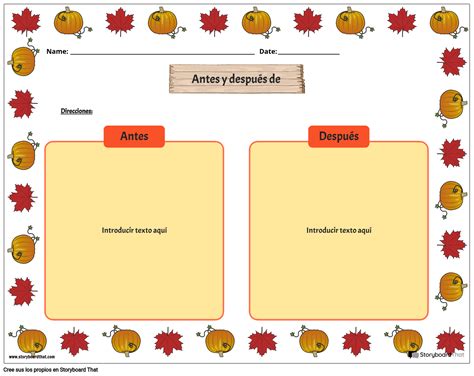 Antes Después 2 Storyboard Por Es Examples