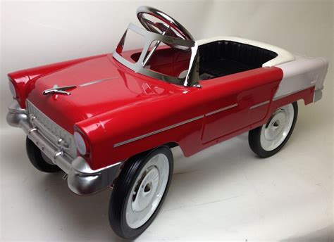 1955classicpedalcar Redandwhite Pedal Cars Toy Pedal Cars
