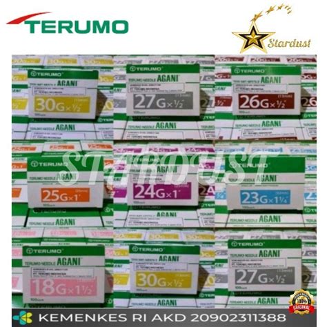 Jual Agani Terumo Needle Terumo Agani 18G 20G 23G 24G 25G