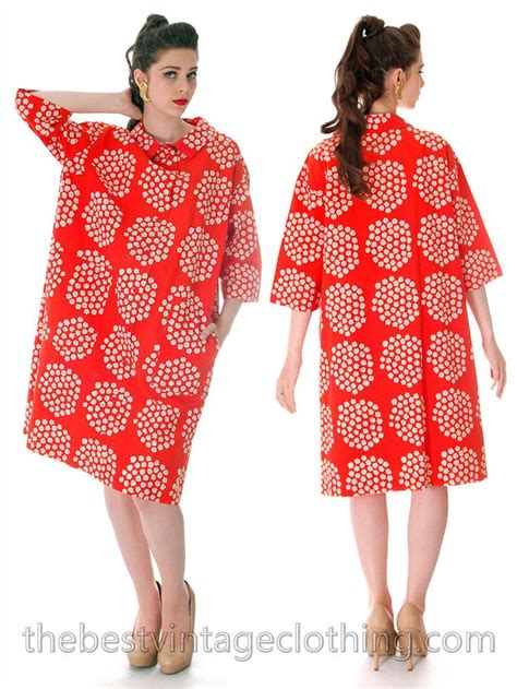 vintage 1960s rare marimekko puketti dress orange print etsy marimekko dress dresses marimekko