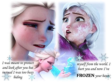 An Image Of Two Frozen Princesses With The Caption I Was Meant To