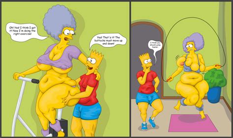 Rule 34 Bart Simpson Belly Big Breasts Bynshy Chubby Clothing Jump