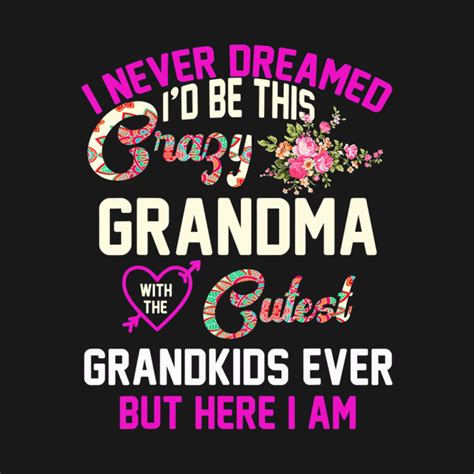 I Never Dreamed Id Be This Crazy Grandma Funny Grandma T Shirt Teepublic