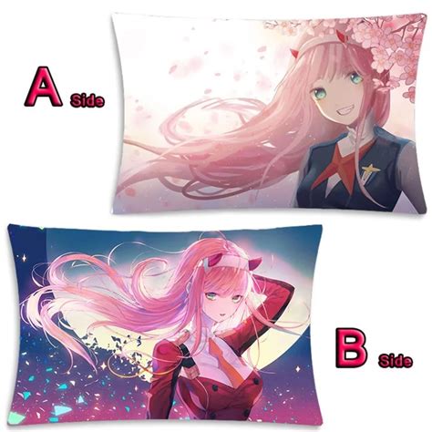 darling in the franxx zero two dakimakura pillow case cover hugging body collectables animation