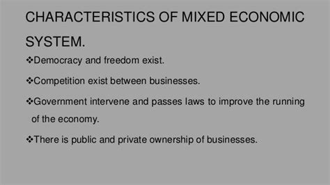 ️ Benefits Of Mixed Economic System Mixed Economy Pros And Cons List