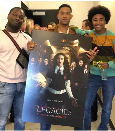 👑💞💎 — Legacies Cast at the Legacies Series Premiere