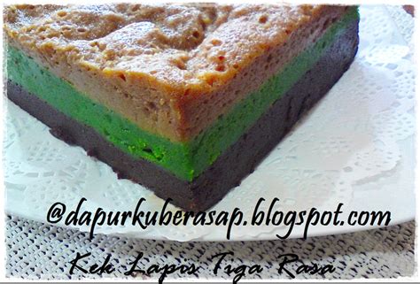 Hello,welcome to my cooking vlog channel.i share. DaPurku Berasap Lagi...: Kek Lapis Tiga Rasa
