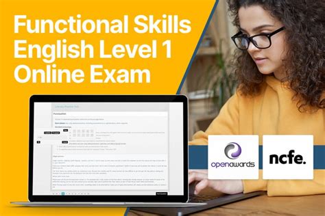 Functional Skills English Level 1 Online Exam Pass Functional Skills
