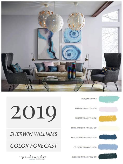 2019 Paint Color Forecast From Sherwin Williams Paint Colors For
