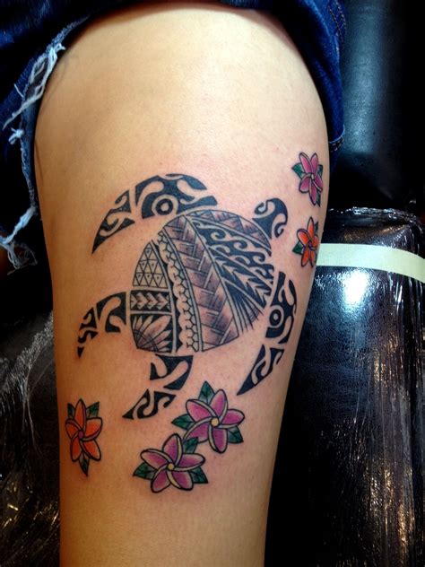 20 Turtle Tattoos And Turtle Tattoo Meanings Hawaiian Tribal Tattoos