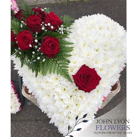 Choose from funeral wreaths, funeral tributes and more from our professional service. Heart shaped Funeral tributes. #florist #flowerpower # ...