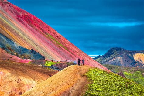 Free Photo Iceland Mountain Rainbow Arc Perspective Route Free