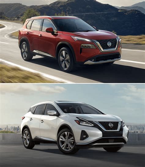 Nissan Rogue Vs Murano 2023 Nissan Suv Comparison