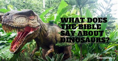 What The Bible Reveals About Dinosaurs