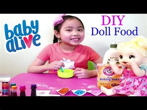 Easy Ways To Make Baby Alive Food DIY Doll Food With Cattien S World