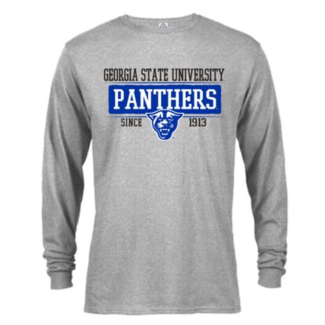 Georgia State University Gsu Panthers Since 1913 Bar Mascot Long Sleeve