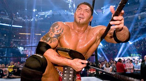 Batista Wins The World Heavyweight Championship Wrestlemania 21 World