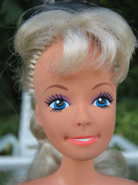1987 Lucky Co Ltd Generic Blonde Barbie Doll Blonde Blue Eyes
