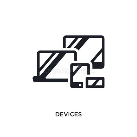 Devices Isolated Icon Simple Element Illustration From Electronic