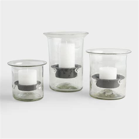 Soliz Hurricane Candleholder | Hurricane candle holders, Candle holders, Glass pillar candle holders
