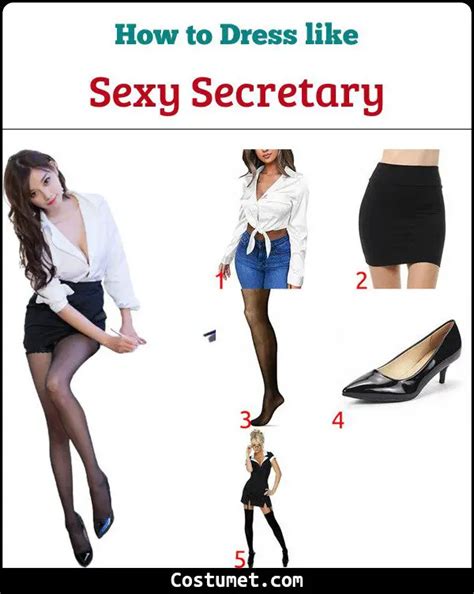 Sexy Secretary Costume For Cosplay And Halloween