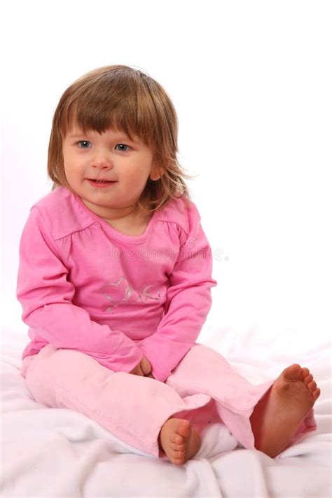 Smiling Two Year Old Girl Stock Image Image Of Attractive 9611655