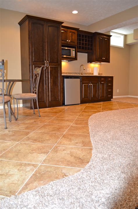 Make Your Basement Floor Stand Out With Tiles Home Tile Ideas