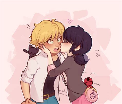 Pin Em Marinette E Adrien