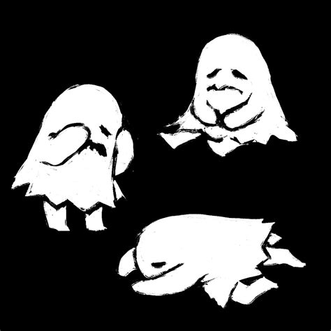 Feeling Sad So Heres Some Sad Ghost Doodles I Made R