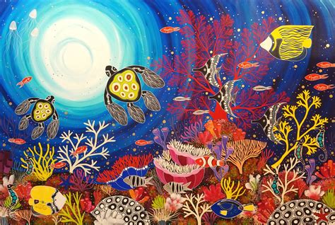 Shop for coral reef art from the world's greatest living artists. Melanie Hava / Great Barrier Reef Wonderland