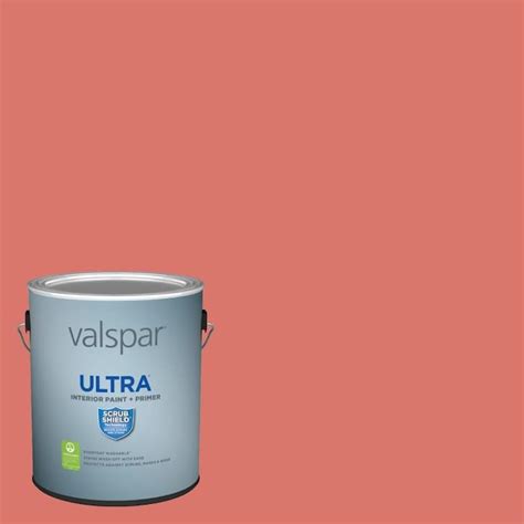 Valspar Ultra Semi Gloss Coral Reef Hgsw1074 Interior Paint 1 Gallon