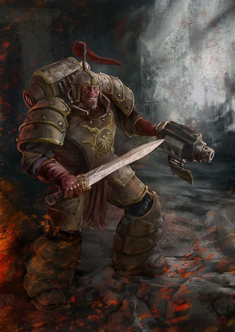 Thunder Warrior Warhammer 40k Artwork Warhammer Art Space Marine Art