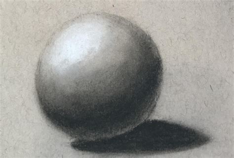 How To Shade A Sphere With Charcoal