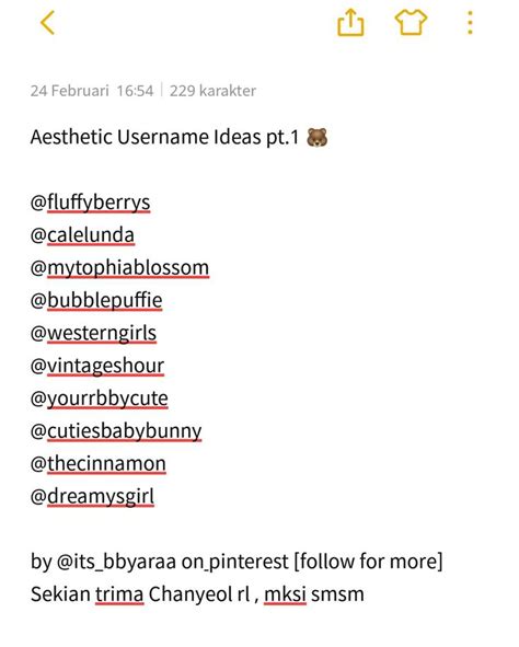 Aesthetic Username Ideas | Teks lucu, Kata-kata indah, Kata-kata motivasi
