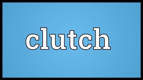 The good thing about a slipper clutch is that it disengages when it encounters a higher level of rear torque. Clutch Meaning - YouTube