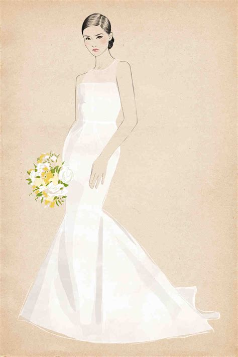 Learn Your Dress Silhouettes | Martha Stewart Weddings