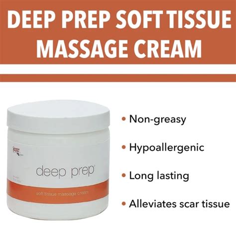 Deep Prep Tissue Massage Creams 4md Medical