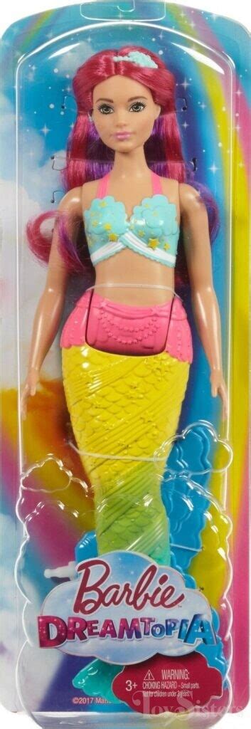 20162017 Barbie Dreamtopia Rainbow Cove Mermaid Fjc93 Toy Sisters