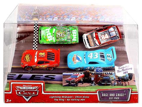Disney Cars Multi Packs Race And Chase 4 Pack Diecast Car Set