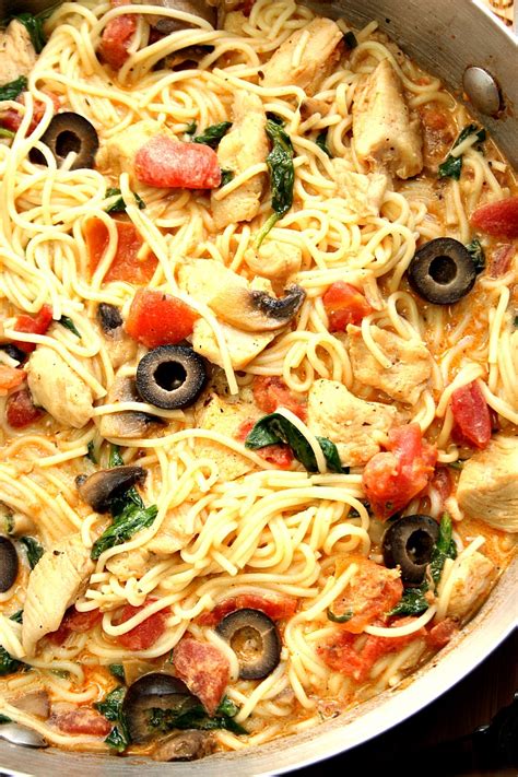 With this tuscan chicken pasta dish i finely dice the sun dried tomatoes and incorporate them into the cream and chicken stock sauce that has parmesan cheese. Tuscan Chicken Pasta Recipe | KeepRecipes: Your Universal ...
