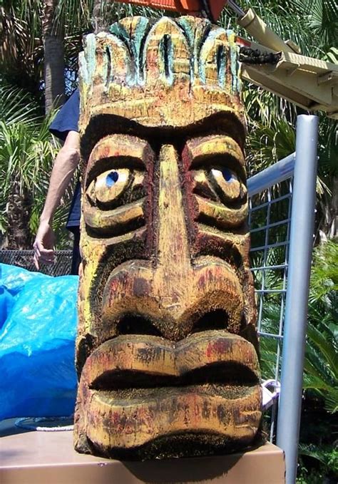 Hand Carved Hawaiian Polynesian Tiki Statues For Sale Tiki Statues