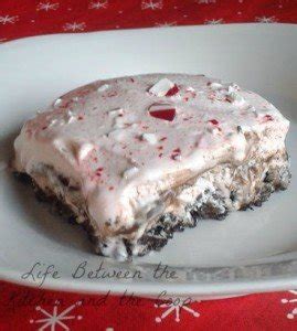 Christmas baking & dessert recipes. Christmas Peppermint Ice Cream Dessert