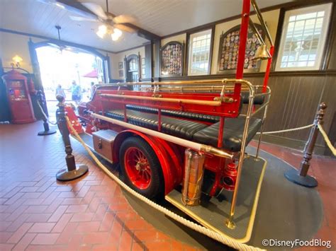 Photos The Main Street Usa Fire Station Is Open In Disney World