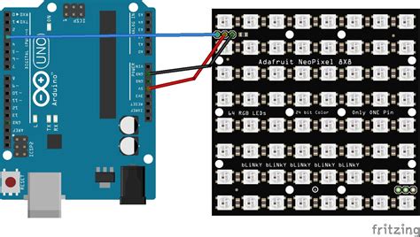 Ws2812 8x8 64 Led Matrix Arduino Examples Arduino Learning