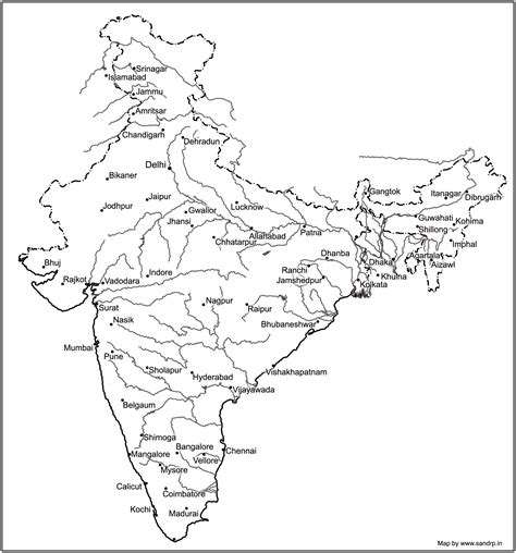 India River Map Outline Printable Printable Maps Images And Photos Finder