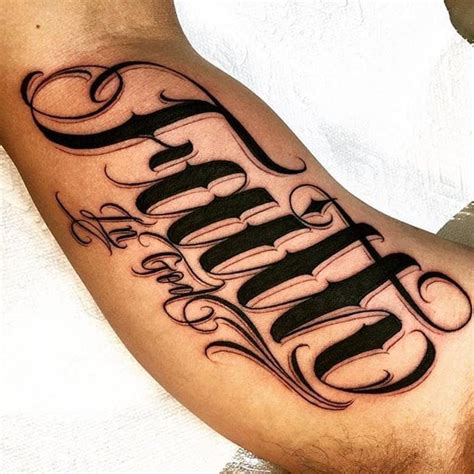 Faith Cursive Tattoo Fonts