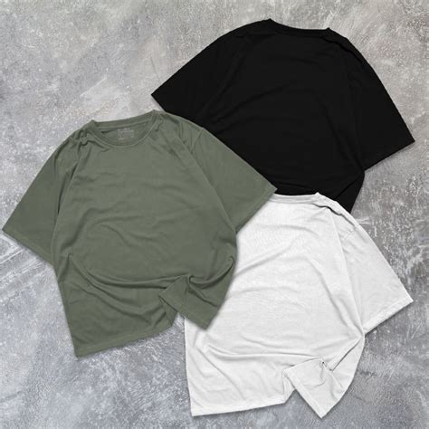 Jual FortKlass Kaos Polos Oversize T Shirt Cowok Premium 2 Cewek PRia